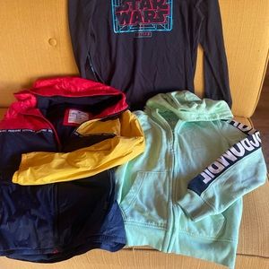 Green Abercrombie Zip Up Hoodie size 13/14